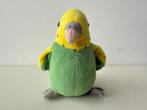 Knuffel parkiet geel/groen 13-18 cm / Nature Planet, Kinderen en Baby's, Speelgoed | Knuffels en Pluche, Ophalen of Verzenden