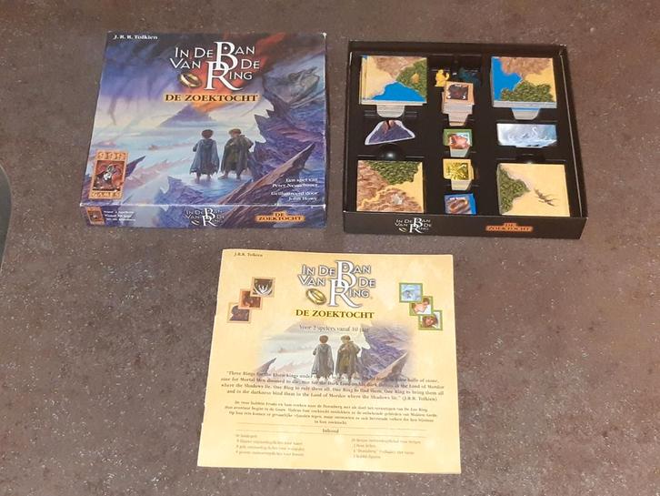 In de ban van de ring de zoektocht nieuwstaat, Hobby en Vrije tijd, Gezelschapsspellen | Bordspellen, Zo goed als nieuw, Ophalen of Verzenden