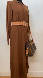 UNIQLO maxi winter dress / jurk cognac maat S/M, Kleding | Dames, Maat 38/40 (M), Bruin, Ophalen of Verzenden, Zo goed als nieuw