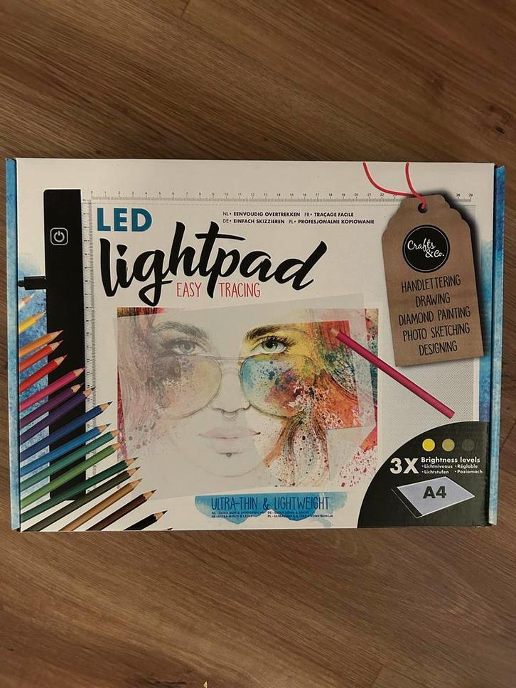 LED Lichtpad Tekenbord - Licht Tekentafel, Hobby en Vrije tijd, Schilderen, Nieuw, Overige typen, Ophalen of Verzenden