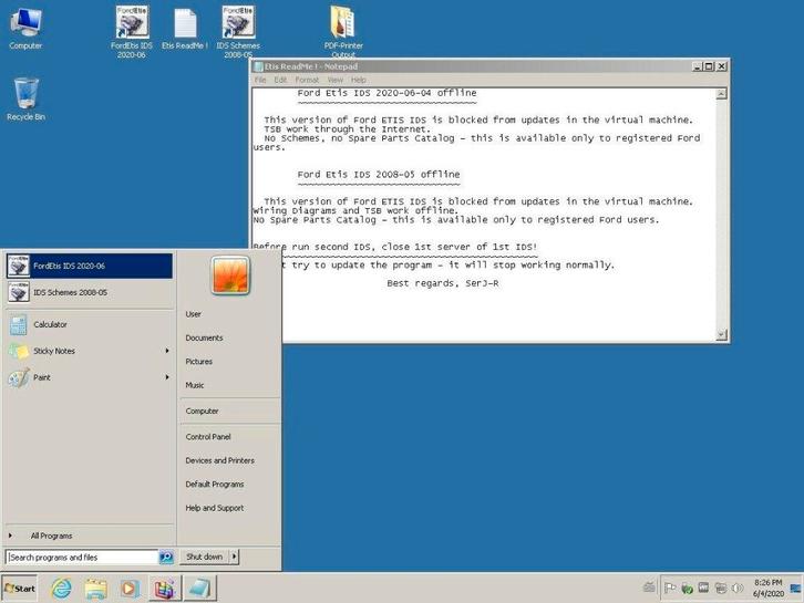Ford Etis offline 2020-06 + Ecat 2017-06 VmWare op USB, Auto diversen, Handleidingen en Instructieboekjes, Verzenden