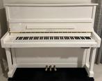 Piano Gebr. Perzina GP-129 wit met Bolan silent systeem, Muziek en Instrumenten, Piano's, Ophalen, Gebruikt, Wit