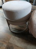 Twee poefjes, Ophalen, Minder dan 50 cm, Gebruikt, Rond