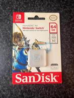 Nintendo Switch SanDisk Micro SD Card 64GB Zelda Design, Nintendo, Nintendo, 1 speler, Nieuw