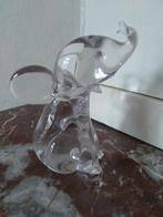 Beeldje olifant glas, Antiek en Kunst, Antiek | Glas en Kristal, Ophalen of Verzenden