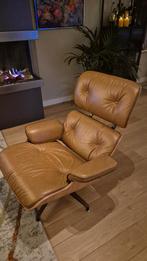 puntgave Eames-fauteuil, Ophalen, 100 tot 125 cm, Design, Leer