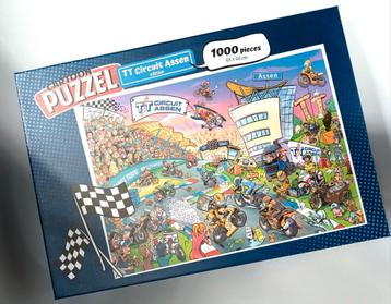 TT Assen cartoon puzzel, collectors item beschikbaar voor biedingen