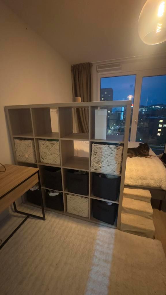 IKEA KALLAX Cube Shelf Light Wood Kubus Kast– Houtkleur, Huis en Inrichting, Kasten | Stellingkasten, Zo goed als nieuw, Ophalen of Verzenden