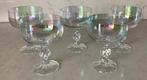 Champagne Coupes - Bohemia Crystal - (Iriserend) - 5 stuks, Antiek en Kunst, Antiek | Glas en Kristal, Ophalen of Verzenden