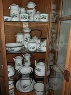 Mooie vitrine kast met inhoud, Antiek en Kunst, Ophalen of Verzenden