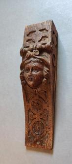 Antiek houten ornament, console. 19 de eeuw. Vrouw of man, Ophalen of Verzenden