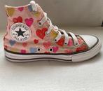 Converse All Star hoge meisjes gympen roze hartjes - 31,5, Meisje, Schoenen, Ophalen of Verzenden, Zo goed als nieuw