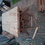kostbaar hardhout, boomstam panelen balken en palen., Ophalen, Zo goed als nieuw, Hout