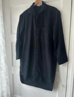 merino wollen  blouse jurk overshirt Monique van Heist, Ophalen of Verzenden, Zo goed als nieuw, Zwart