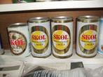 skol bierblikken, Ophalen of Verzenden, Gebruikt, Overige merken