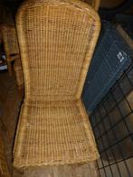 rieten stoelen 6 stuks voor €30, Huis en Inrichting, Ophalen, Gebruikt, Bruin, Riet of Rotan
