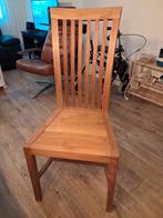 Zgn houten eettafel 140x90.met 3 stoelen, Ophalen of Verzenden, Zo goed als nieuw, Hout, Drie