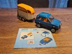 Playmobil 5223 auto met paardentrailer, Ophalen of Verzenden, Gebruikt, Complete set