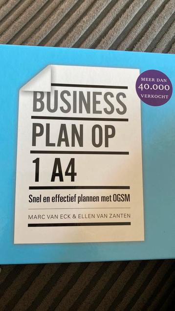 Ellen Leenhouts - Businessplan op 1 A4 beschikbaar voor biedingen
