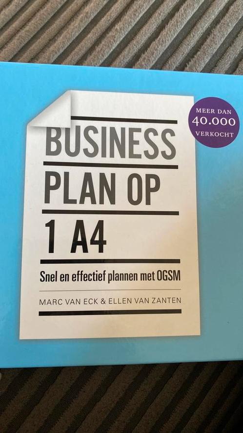 Ellen Leenhouts - Businessplan op 1 A4, Boeken, Wetenschap, Zo goed als nieuw, Sociale wetenschap, Ophalen of Verzenden