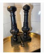 2 x Brocante hoeden standaard, 41-43 cm, pr.p.stuk, Antiek en Kunst, Curiosa en Brocante, Ophalen of Verzenden