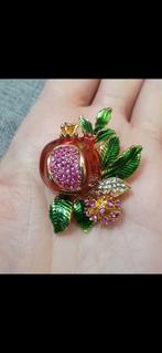 Granaatappel broche, Ophalen of Verzenden, Nieuw, Overige materialen