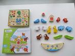 Houten Speelgoed  Educatief Leerzaam Puzzel en Ark van Noach, Kinderen en Baby's, Overige typen, Ophalen of Verzenden, Zo goed als nieuw