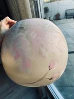 Handgeschilderde vaas, Huis en Inrichting, Overige kleuren, Ophalen of Verzenden, Minder dan 50 cm, Glas