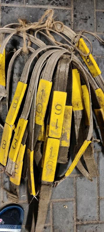 Koeien halsbanden met nummers! beschikbaar voor biedingen