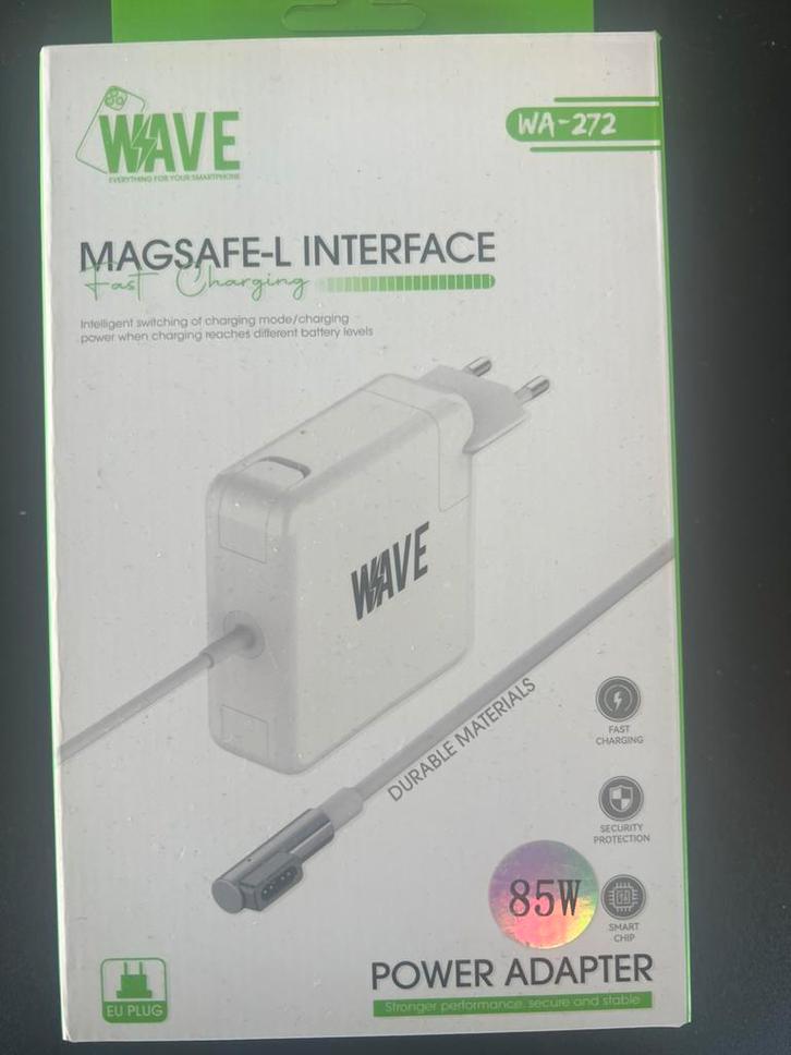 Nieuwe Wave WA-272 MagSafe-L Interface Power Adapter, Computers en Software, Laptop-opladers, Nieuw, Ophalen of Verzenden