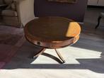 Antieke drumtable / salontafel - massief hout, Ophalen