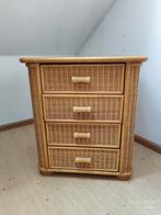 Vintage Rotan lade kast, Huis en Inrichting, Zo goed als nieuw, 3 of 4 laden, Minder dan 100 cm, 50 tot 75 cm