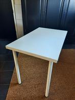 Bureau tafel IKEA wit blad  100 x 60 (en 3,5 cm dik), Ophalen, Gebruikt