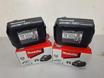 makita 18v 5ah origineel 2stuks  beschikbaar voor biedingen