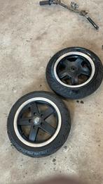 Vespa piaggio velgenset 10/11 inch zip sp voorvork lx s lxv, Ophalen of Verzenden