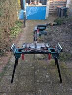 Metabo afkortzaag met PARKSIDE zaagtafel, Doe-het-zelf en Verbouw, Ophalen, Gebruikt, 600 tot 1200 watt, Afkortzaag