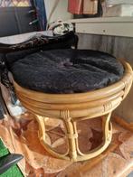 BIJZET TAFELTJE OF ZITSTOELTJE VAN BAMBOE OERSTERK, 45 tot 60 cm, Minder dan 55 cm, Rond, Ophalen of Verzenden