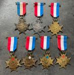 7 Medailles zwemvierdaagse (verschillende), Postzegels en Munten, Penningen en Medailles, Ophalen of Verzenden, Brons