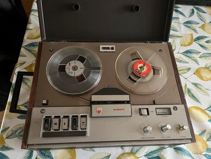 Ariston 4307 Bandrecorder - Vintage, Audio, Tv en Foto, Bandrecorders, Bandrecorder, Met stofkap, Ophalen