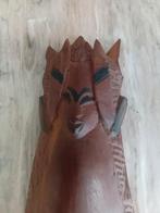 Groot houten Afrikaans masker, Ophalen of Verzenden