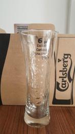 6 Carlsberg Tulip Wave glazen in doos (0,25 l, nieuw!), Ophalen of Verzenden, Nieuw, Glas of Glazen, Overige merken