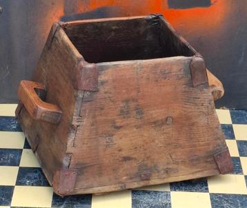 Chinese rijstemmer hout. Ca 1850/1900. 33/23 cm. beschikbaar voor biedingen
