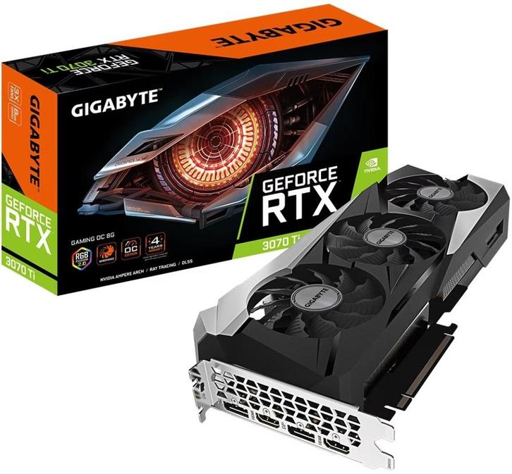 Gigabyte GeForce RTX 3070 Ti GAMING OC 8G Videokaart, Computers en Software, Videokaarten, Zo goed als nieuw, Nvidia, PCI-Express 4.0