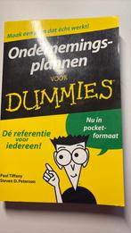 P. Tiffany - Ondernemingsplan voor Dummies, Ophalen of Verzenden, Zo goed als nieuw, P. Tiffany; S.D. Peterson