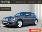BMW 1-serie 118i|URBAN|NAVI|Stoelverw|NAVI|AUT|Sportstoelen, Achterwielaandrijving, Gebruikt, 1290 kg, Leder en Stof