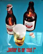Amstel Bier - Beter is er niet! - metalen reklame 40x50 cm -, Verzamelen, Biermerken, Ophalen of Verzenden, Nieuw, Reclamebord, Plaat of Schild