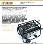 Hyundai Power Products benzine generator HPG3800 3800W, Doe-het-zelf en Verbouw, Ophalen, Zo goed als nieuw, Minder dan 5 kVA