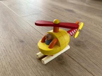 Houten Helikopter met magneetjes merk Janod beschikbaar voor biedingen