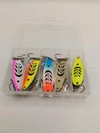 10 stuks lepels in diverse kleuren in een box, Watersport en Boten, Ophalen of Verzenden, Nieuw, Haak