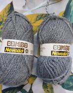 2 bollen neveda grijs wol, Hobby en Vrije tijd, Breien en Haken, Ophalen of Verzenden, Nieuw, Breien of Haken, Wol of Garen